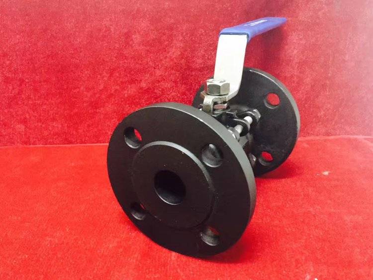 q41f-16c q41f-25c dn80碳钢法兰三片式球阀