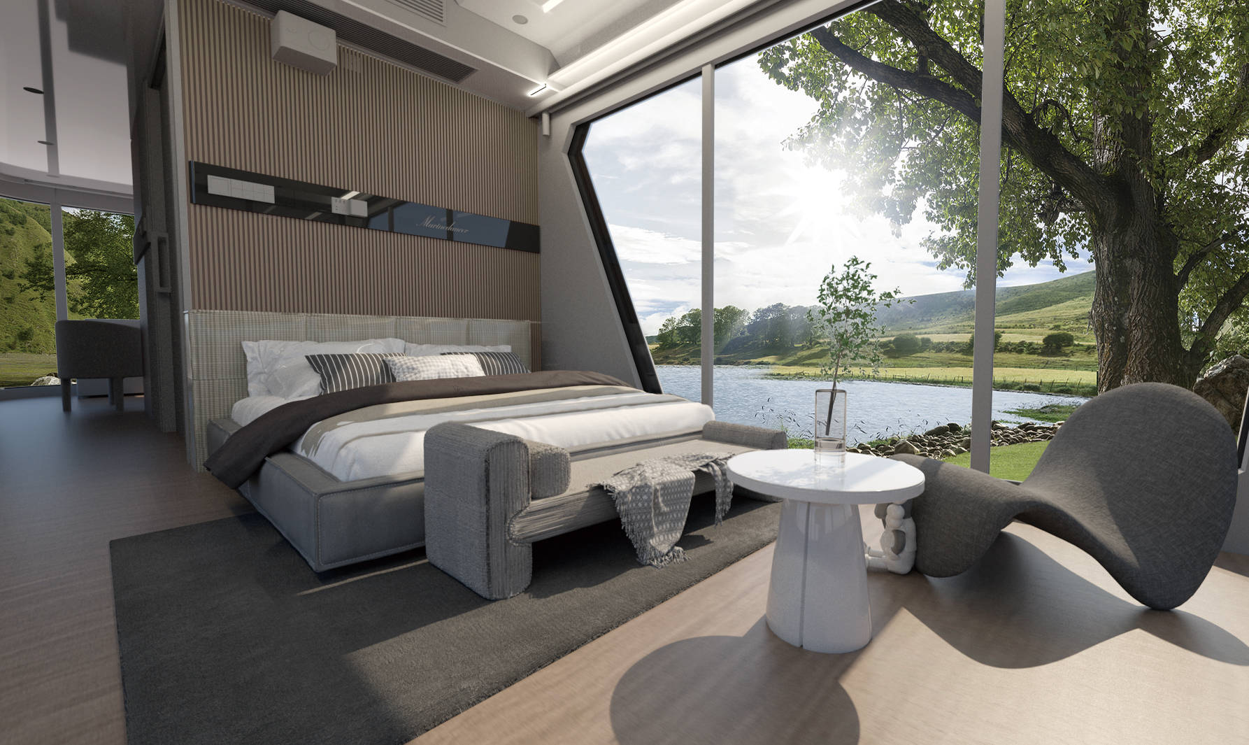 德澜仕太空舱民宿 未来科幻感全景落地观景户外新居住宿_生活_科技