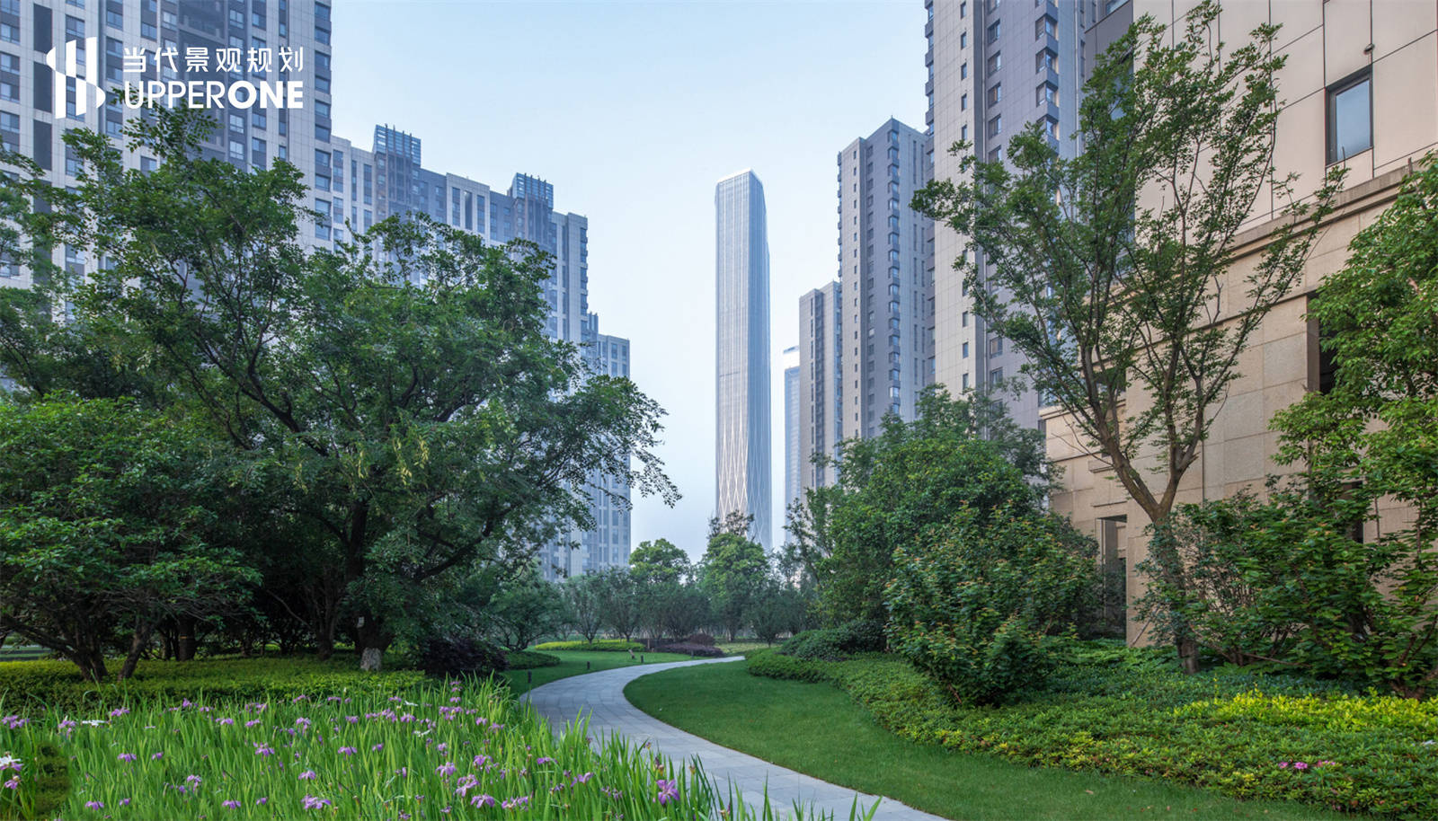 濮阳建业森林半岛景观概念设计效果图|当代景观规划