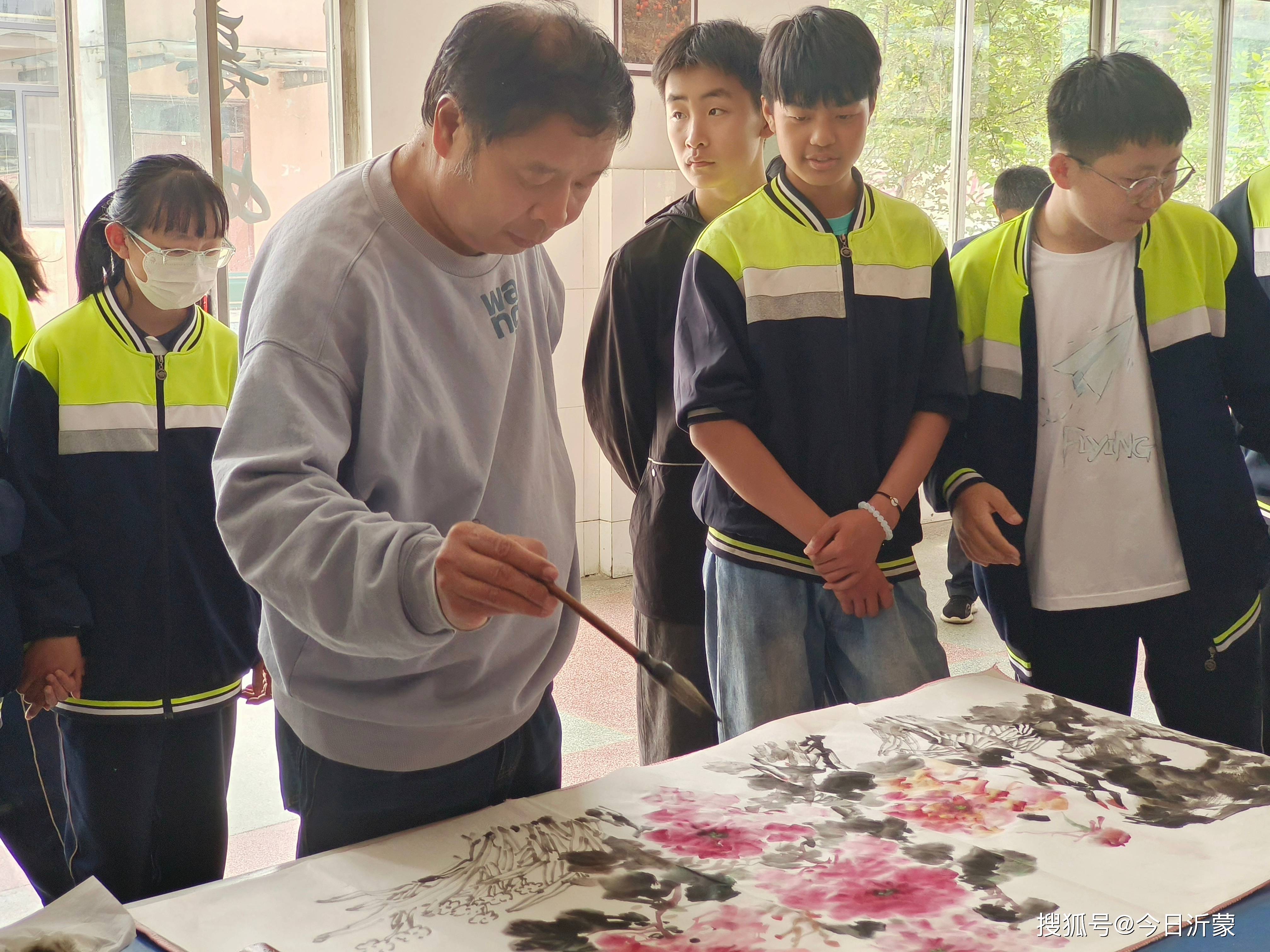 书画艺术进校园,翰墨飘香润心田—沂水县崔家峪镇初级中学书画艺术进