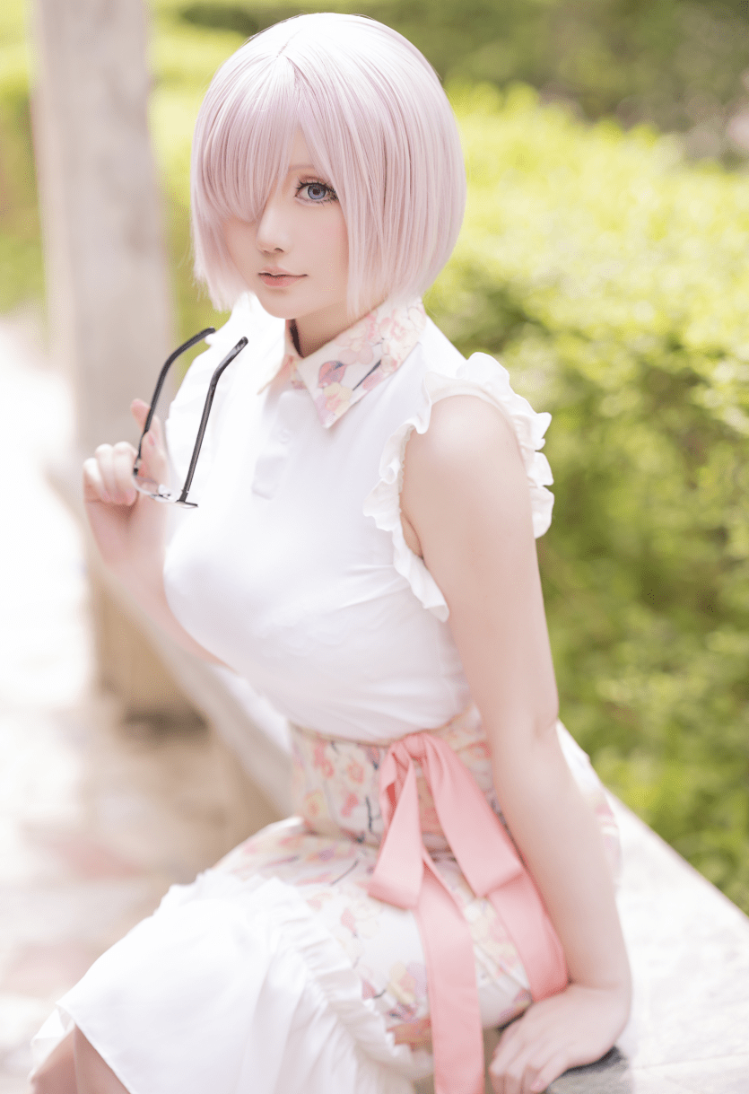 星之遲遲cos~瑪修 cosplay寫真圖片欣賞_coser_作品_照片