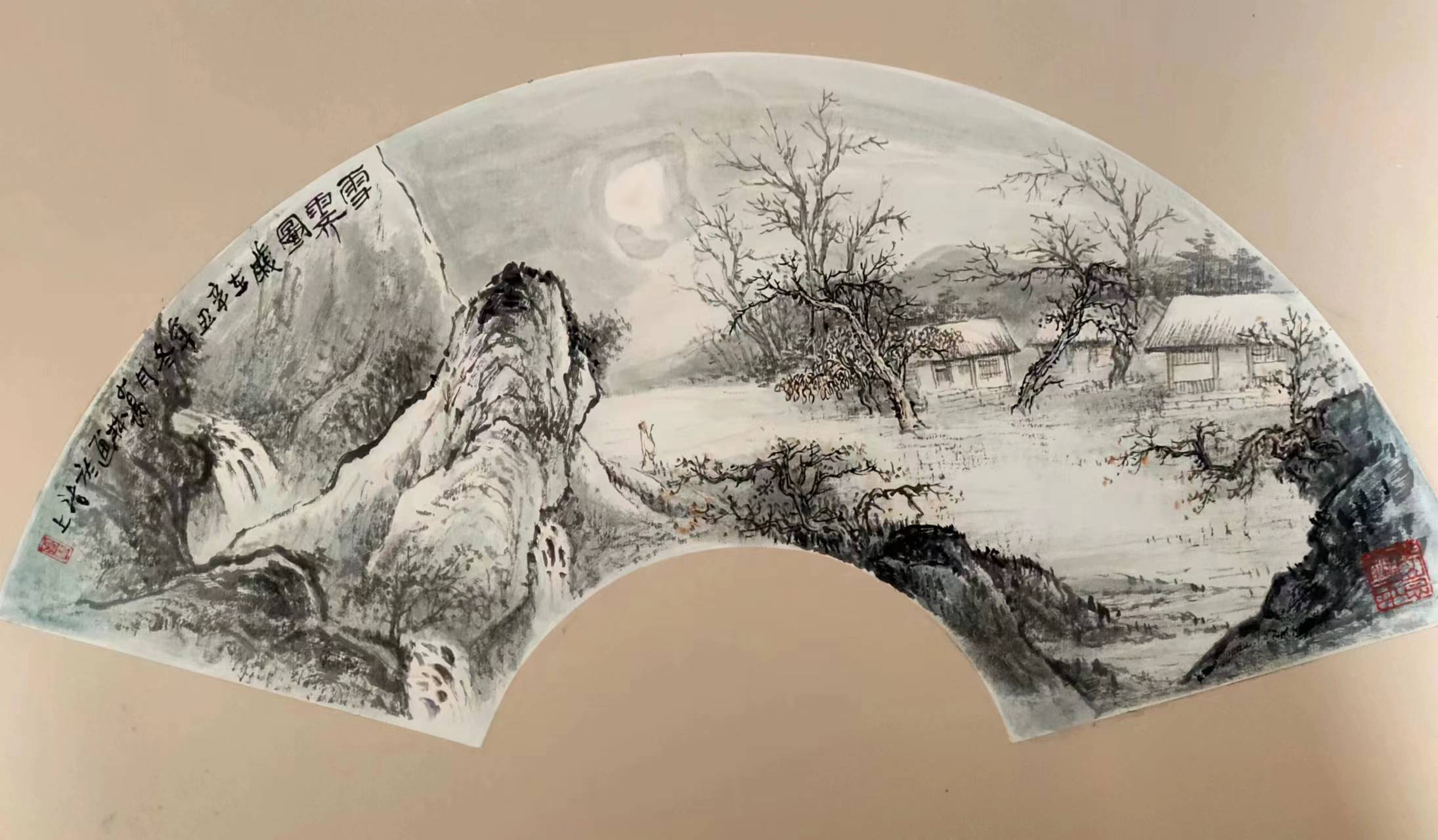 天津画家葛林国画艺术_山水画_中国_邓开纪