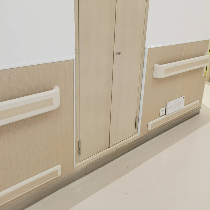 蓝品盾医院树脂墙裙是阻燃性建筑材料