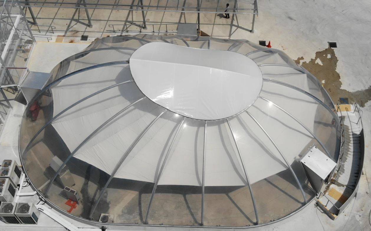 etfe膜结构丨fareastflora dome新加坡温室_温度_植物_薄膜