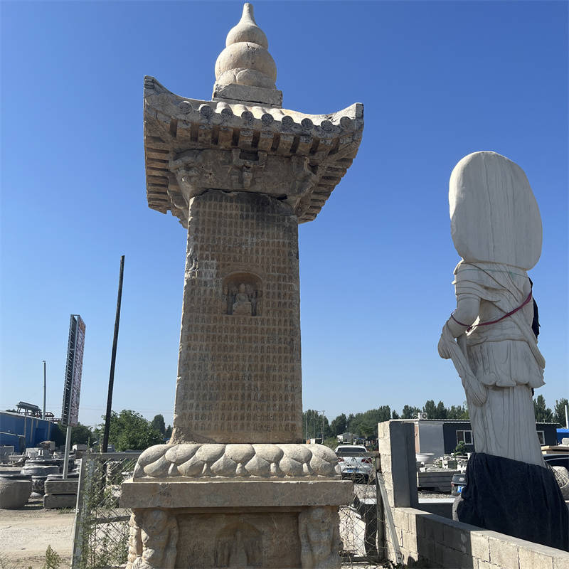 石雕汉白玉舍利塔寺庙户外大理石文昌宝塔花岗岩摆件_佛塔_塔基_石塔