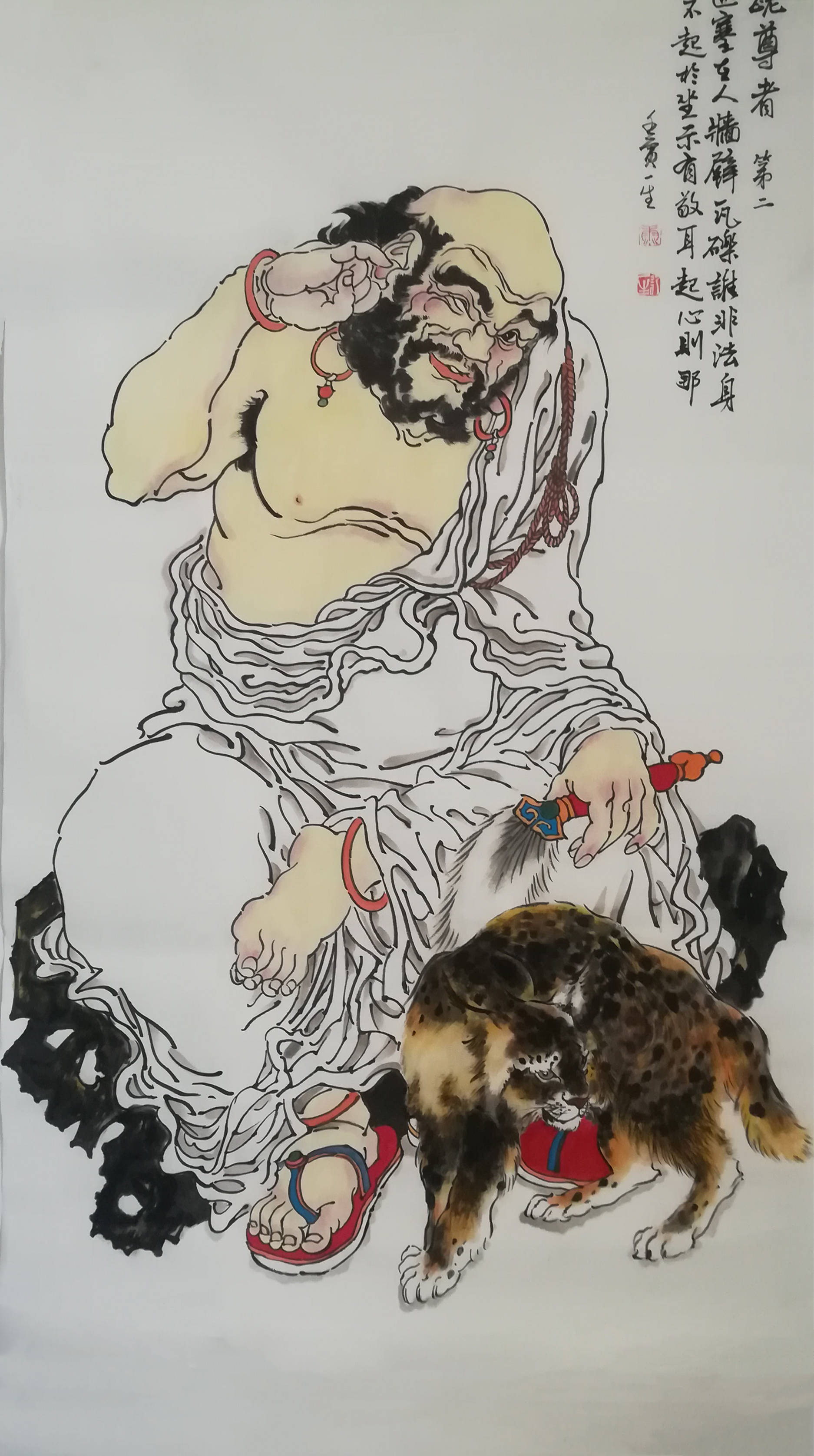 画家康一生——笔墨宣章,神游其境_书画_人物画_传统
