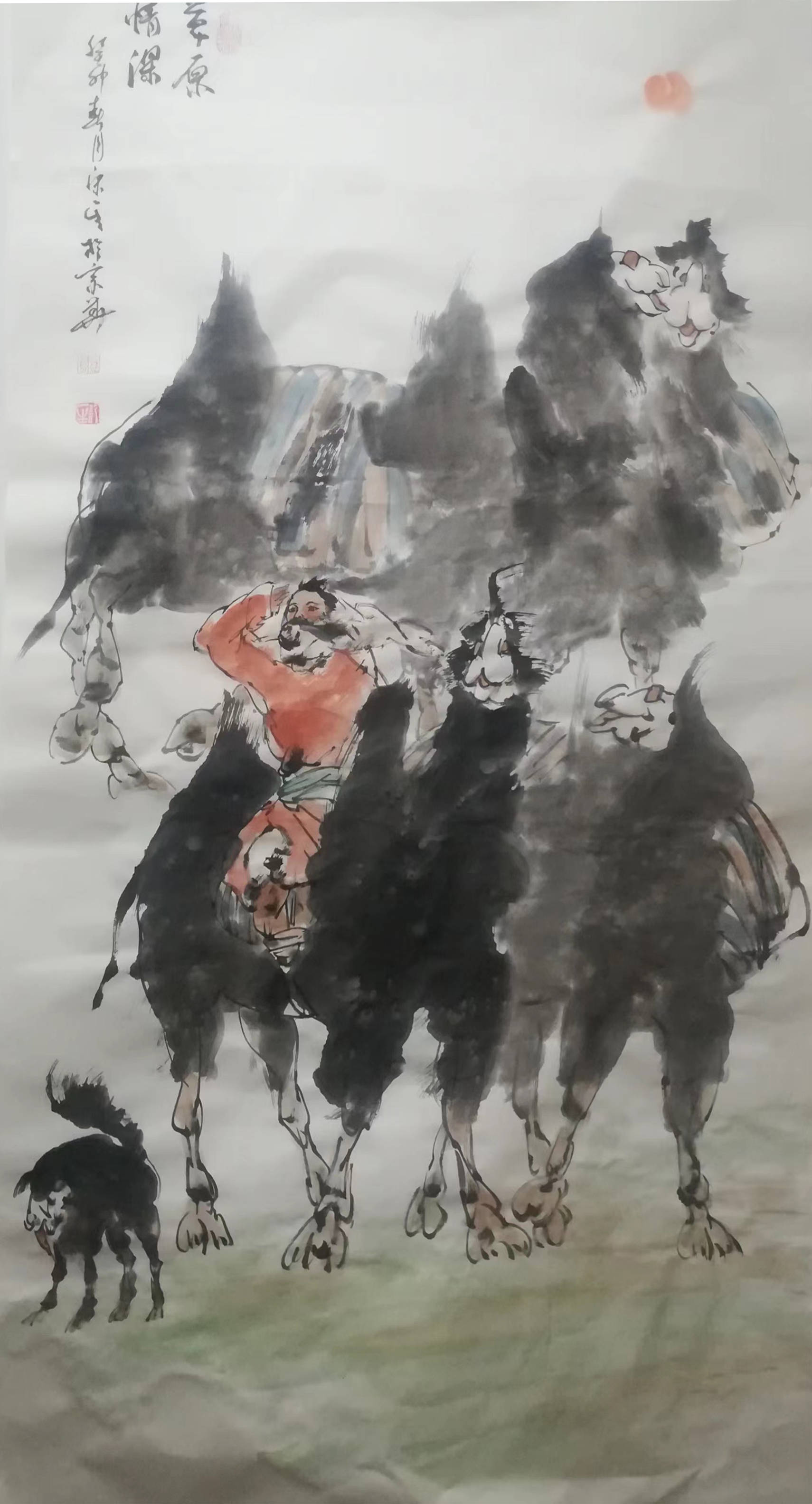 画家康一生——笔墨宣章,神游其境_书画_人物画_传统