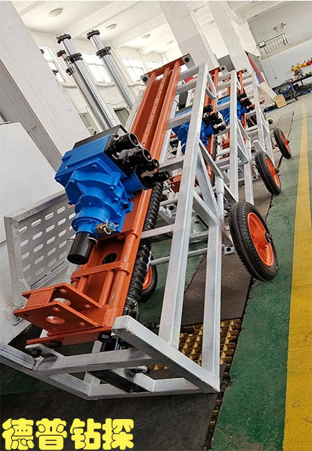 山西潞安煤矿煤柱贯穿锚索孔气动钻机 zqjc系列煤柱锚索孔钻机_钻探
