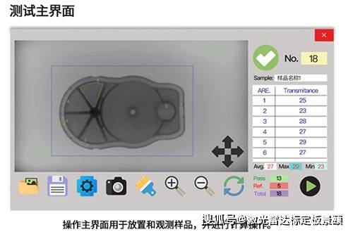 全画面多点塑料激光透光率测试仪
