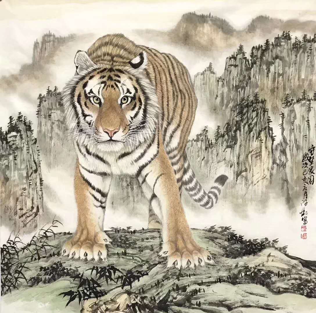 画家王文芳入室弟子 秦洪彬