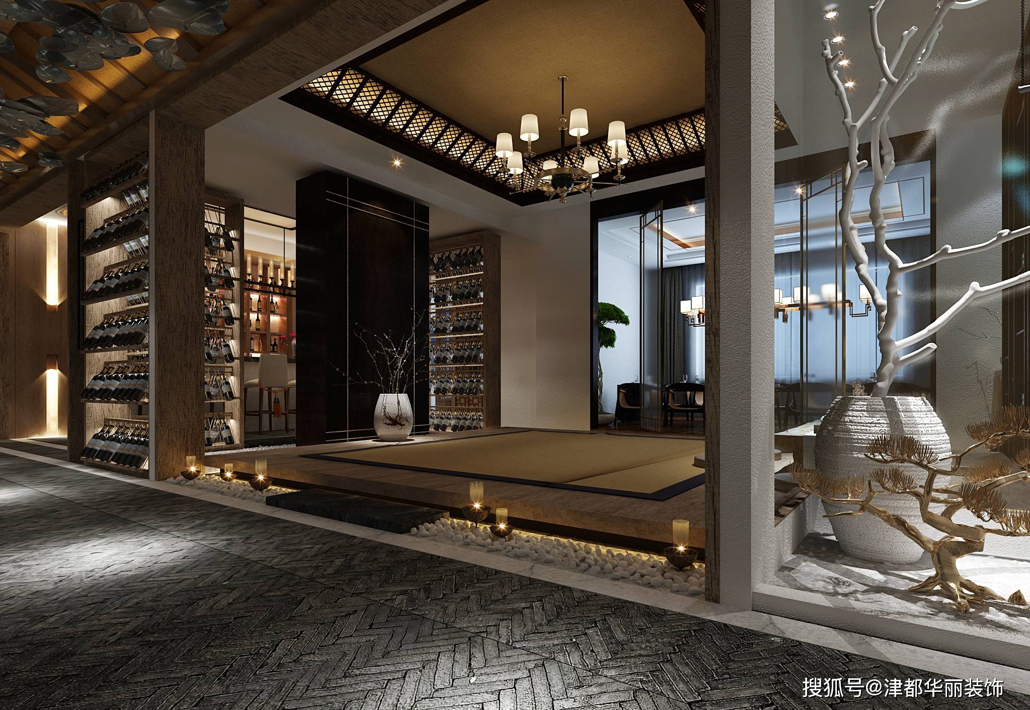 津都华丽|银川蓝梦湾养生会所装修设计方案鉴赏