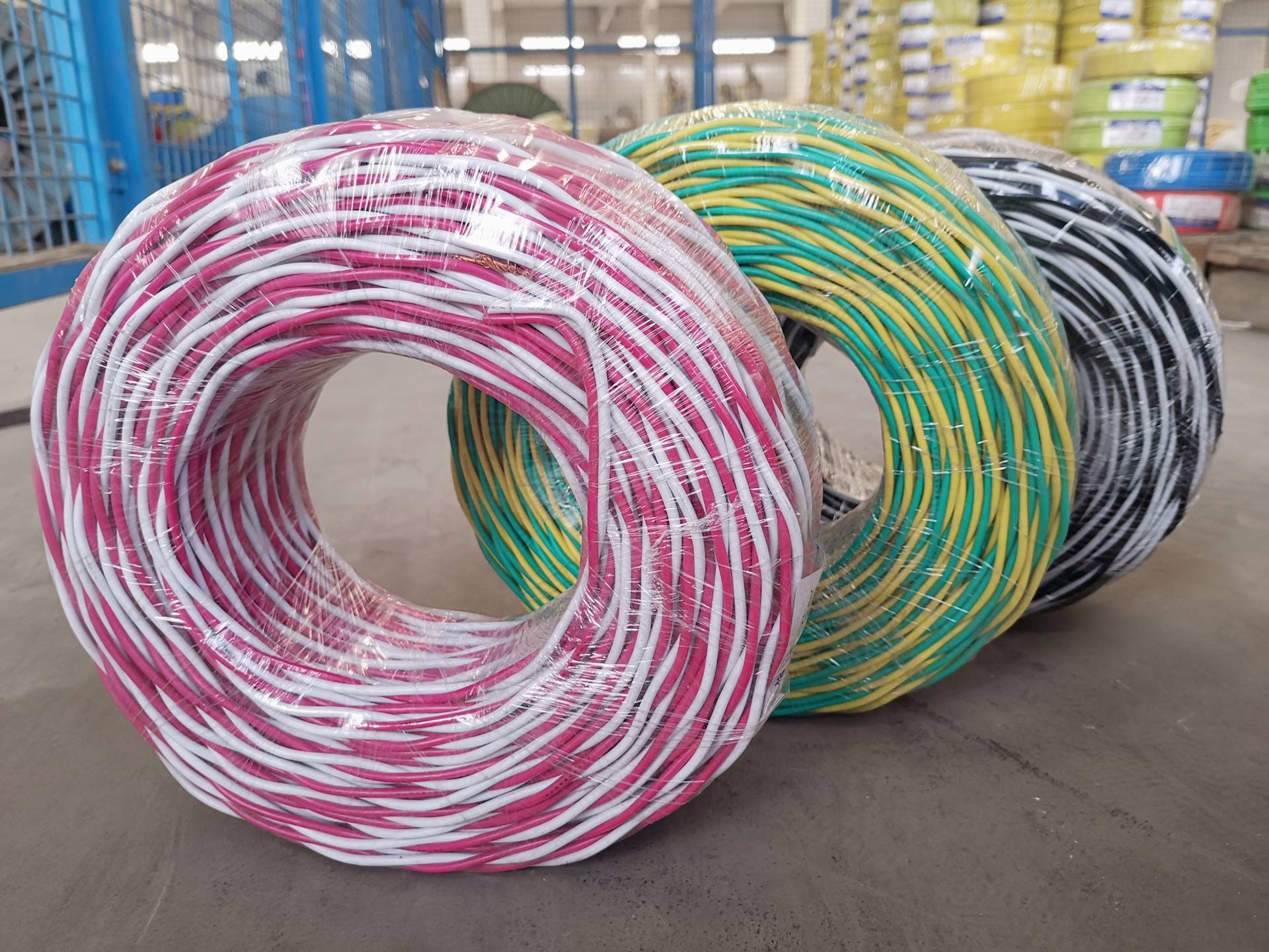 电线 (阻燃等级:a,b,c)nh-rvs耐火双绞线铜芯聚氯乙烯绝缘绞型连接用