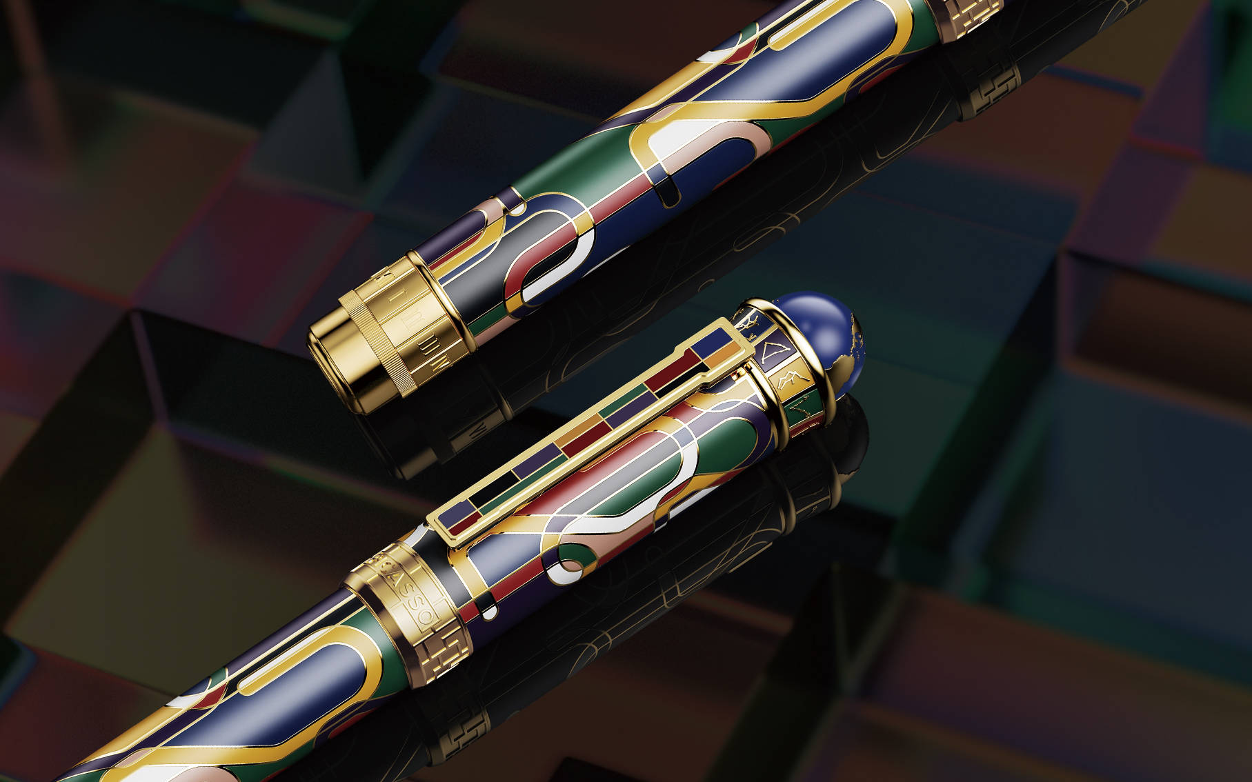 毕加索钢笔限量臻藏款18k金笔全球首发_艺术_辉煌_工艺