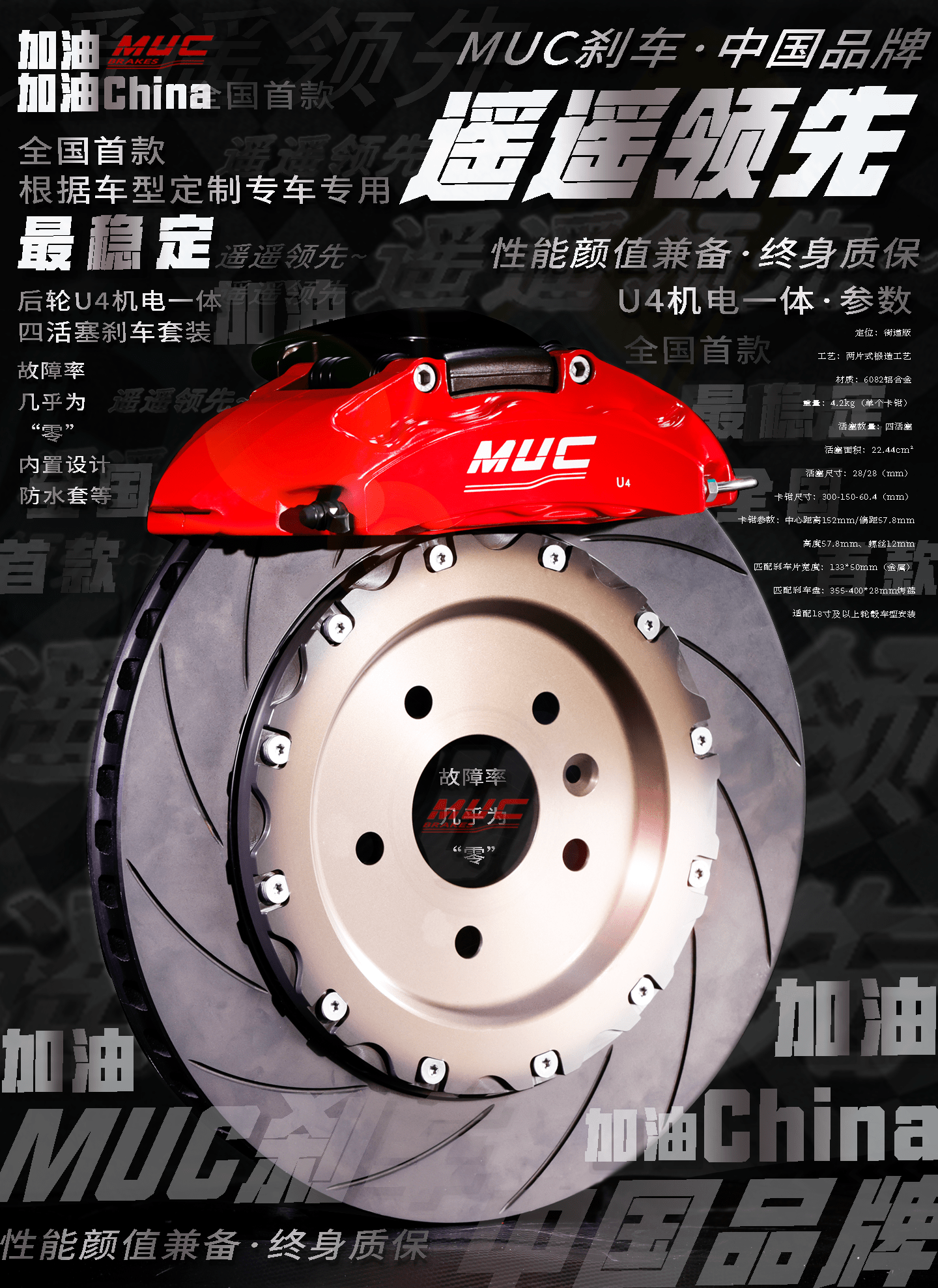 【杂志宣传海报】muc-u4机电一体四活塞刹车卡钳_搜狐汽车_搜狐网