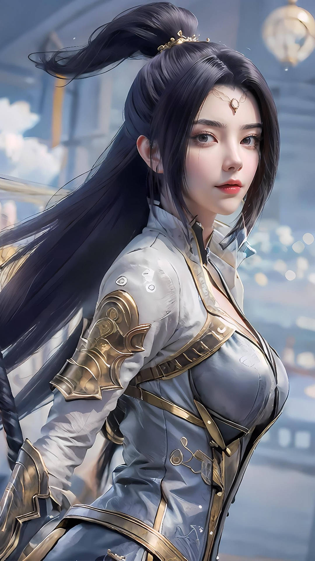 《斗破苍穹》国漫女神夭夜公主AI无水印手机壁纸-搜狐大视野-搜狐新闻