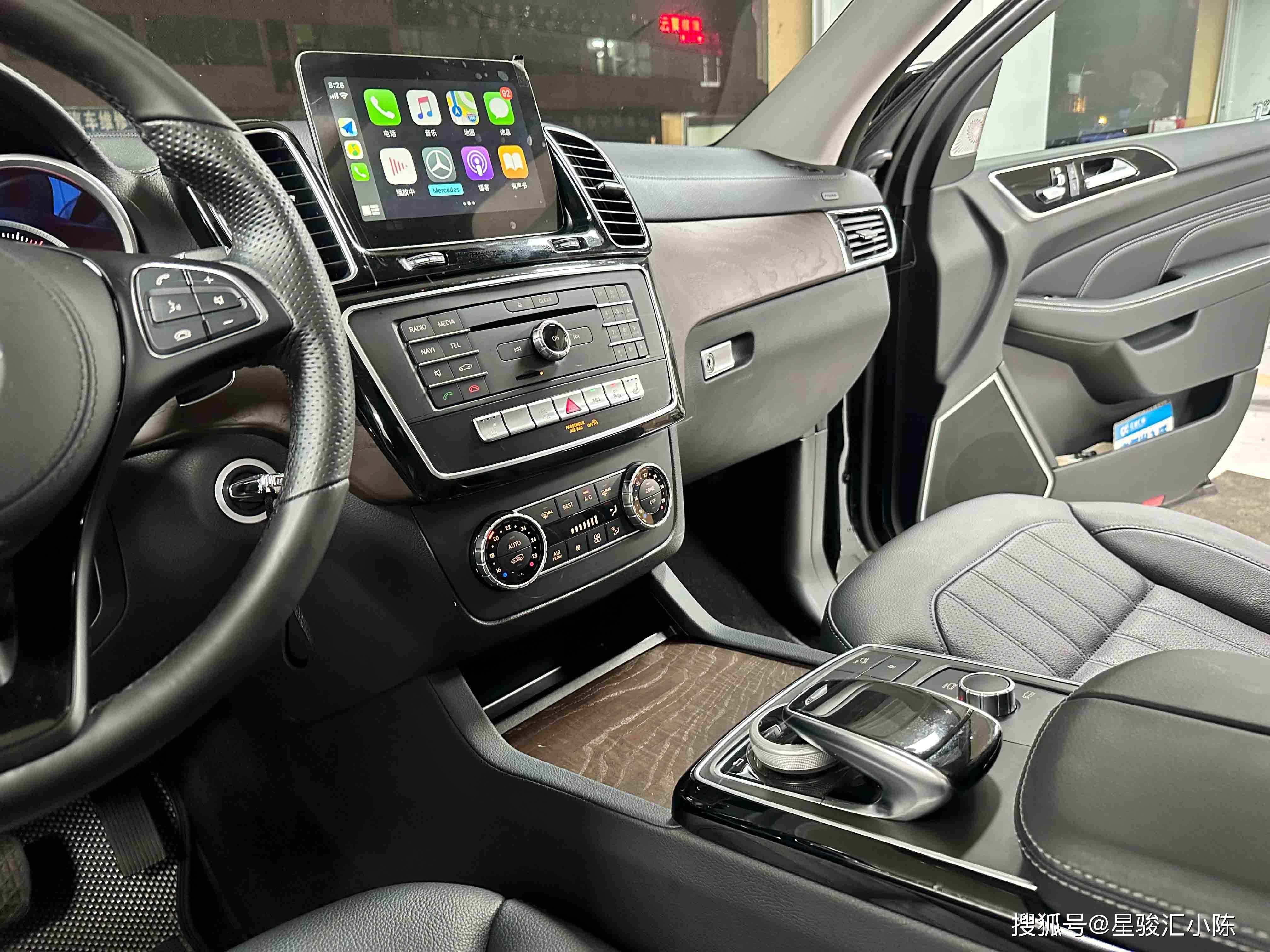 北京bj90升级奔驰gls内饰中控屏幕,旋钮鼠标,座椅调节按键移植_搜狐