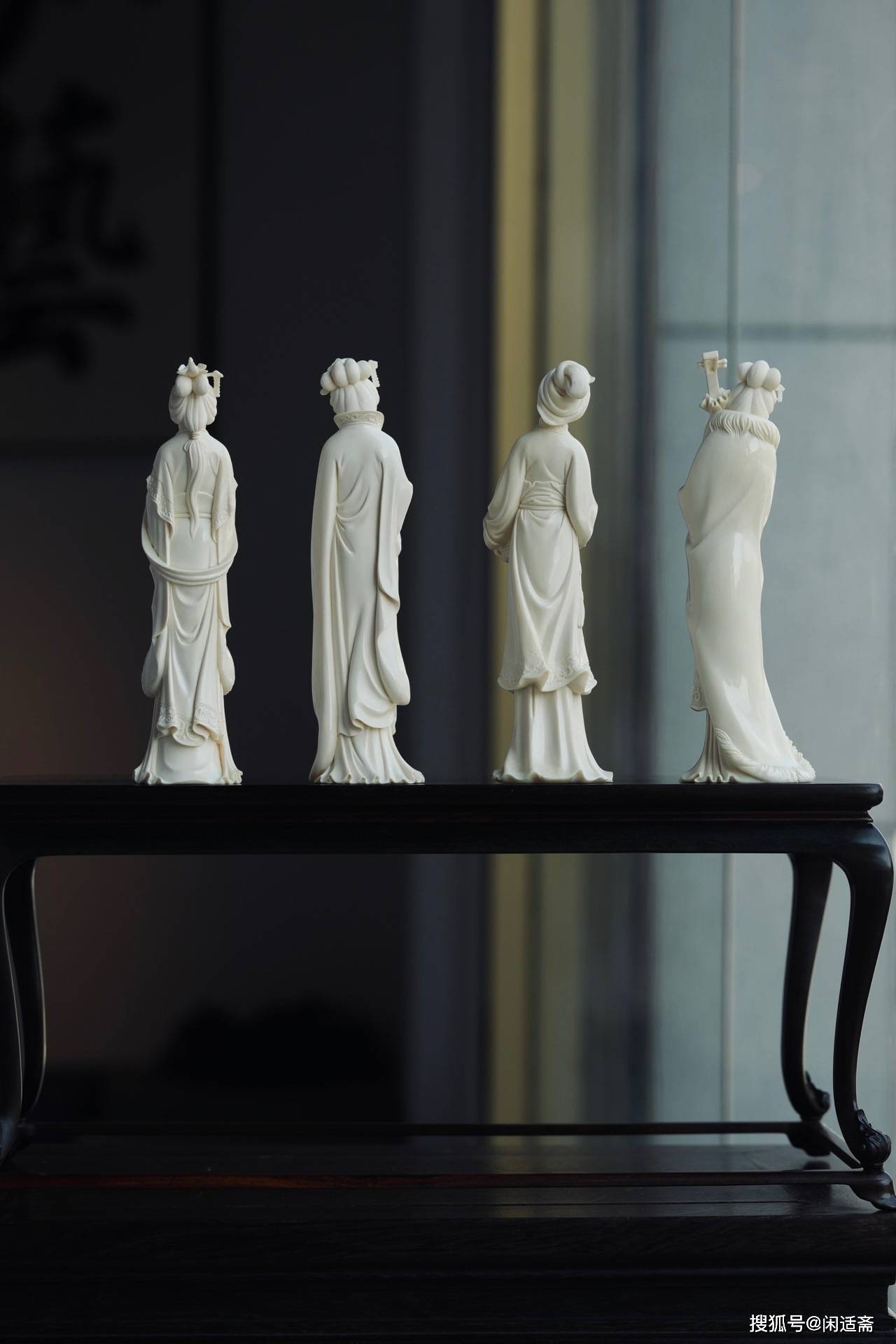 中式古典,艺术珍品,四大美女雕像_貂蝉_作品_故事