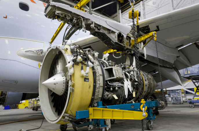 飞机零部件的维修更换需要使用手扳葫芦_操作_位置_工作