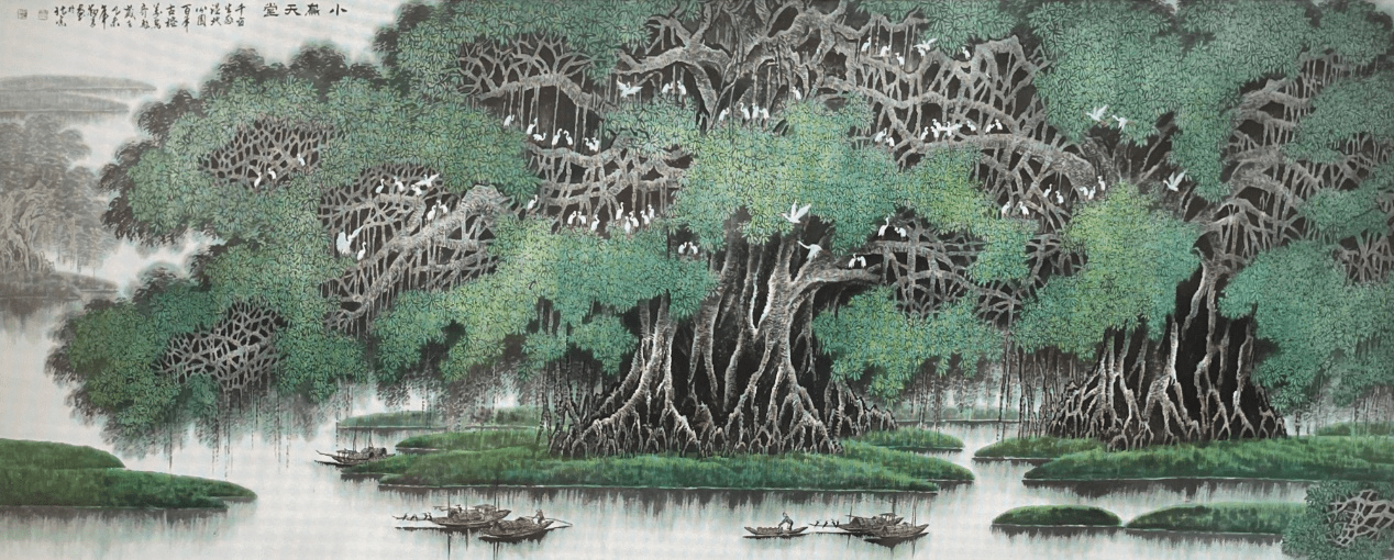 名人名家——走进著名山水画大师徐勤军的艺术世界_作品_国际_中国