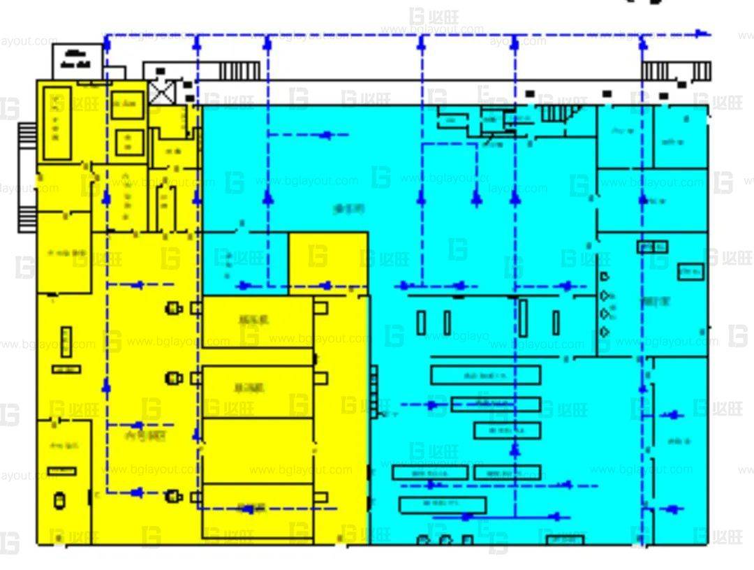 食品厂平面布局图图片