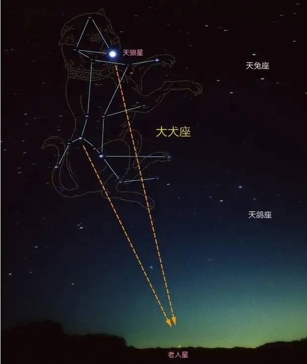 天狼星照片星座图片