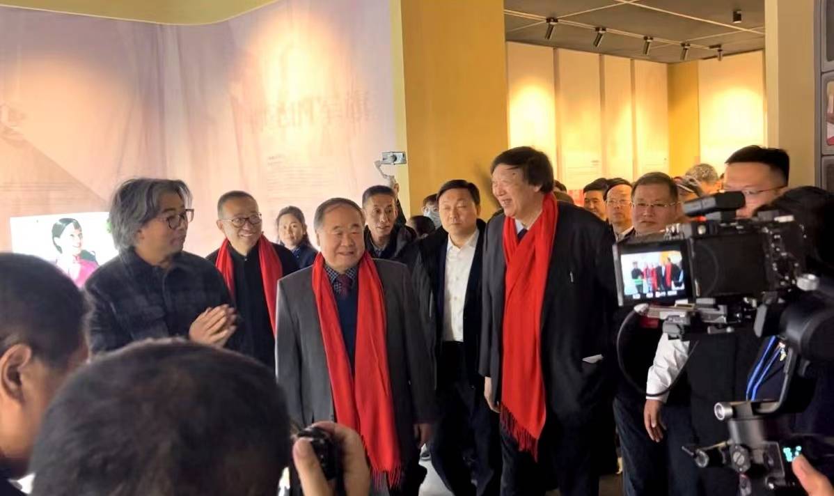 刘铁飞创作的巨幅油画《大风歌》入藏该馆,并被莫言先生赞为:"中国画