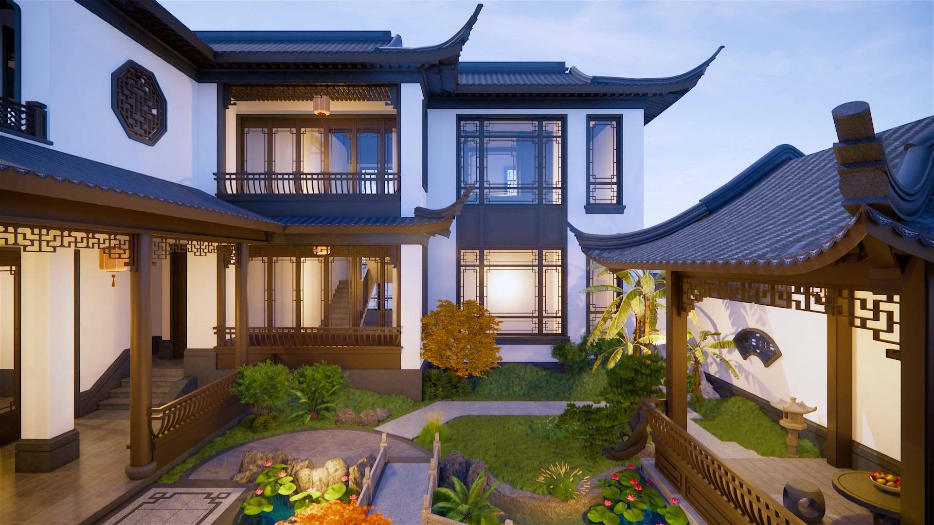 苏式合院自建房的建筑风格有哪些特点?_元素_中国建筑_传统