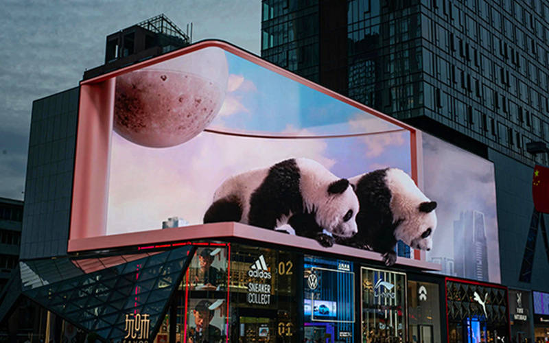 商场常见的led显示屏有哪些类型?_互动_方式_屏幕
