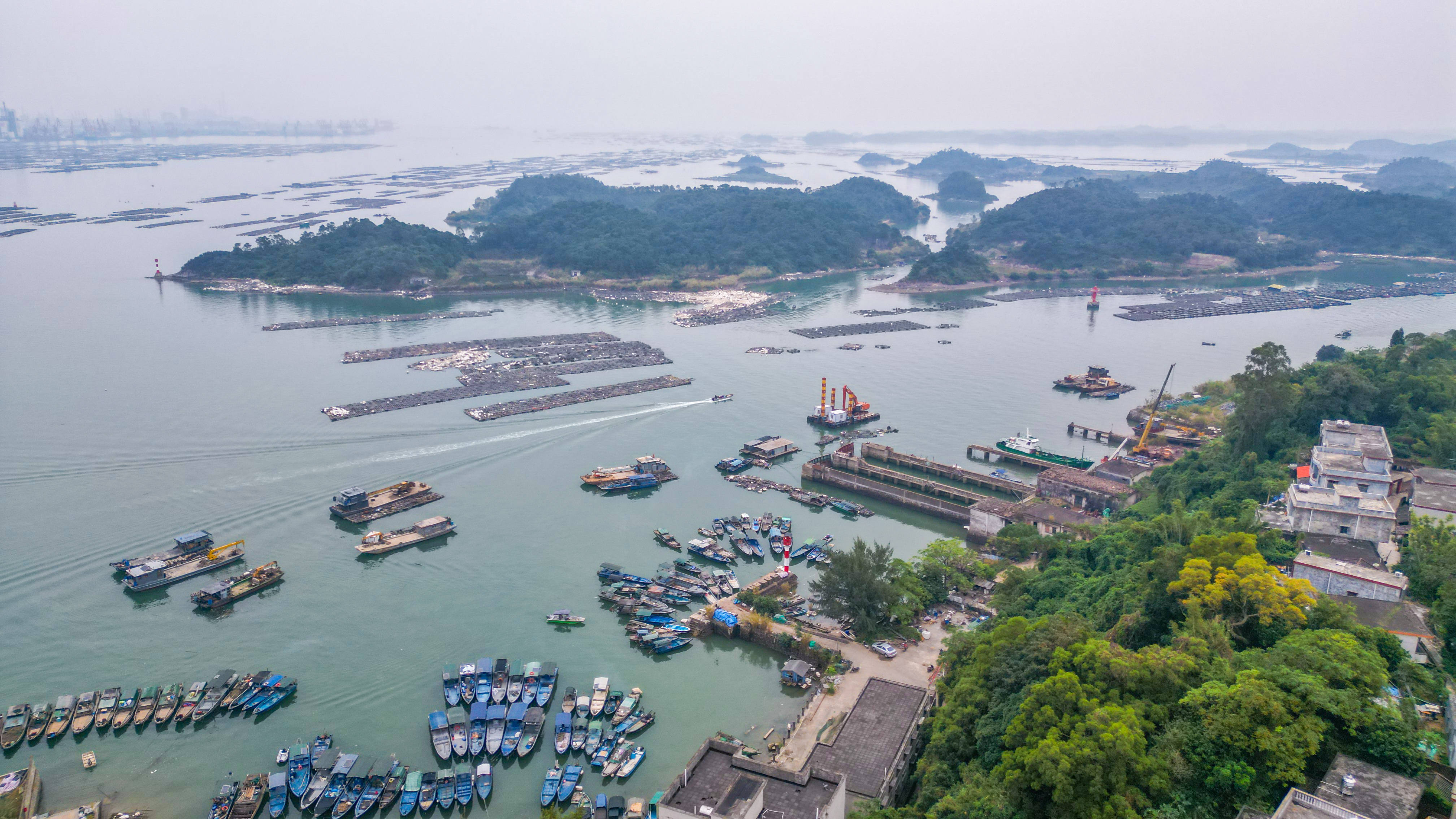 钦州龙门港的风光图片