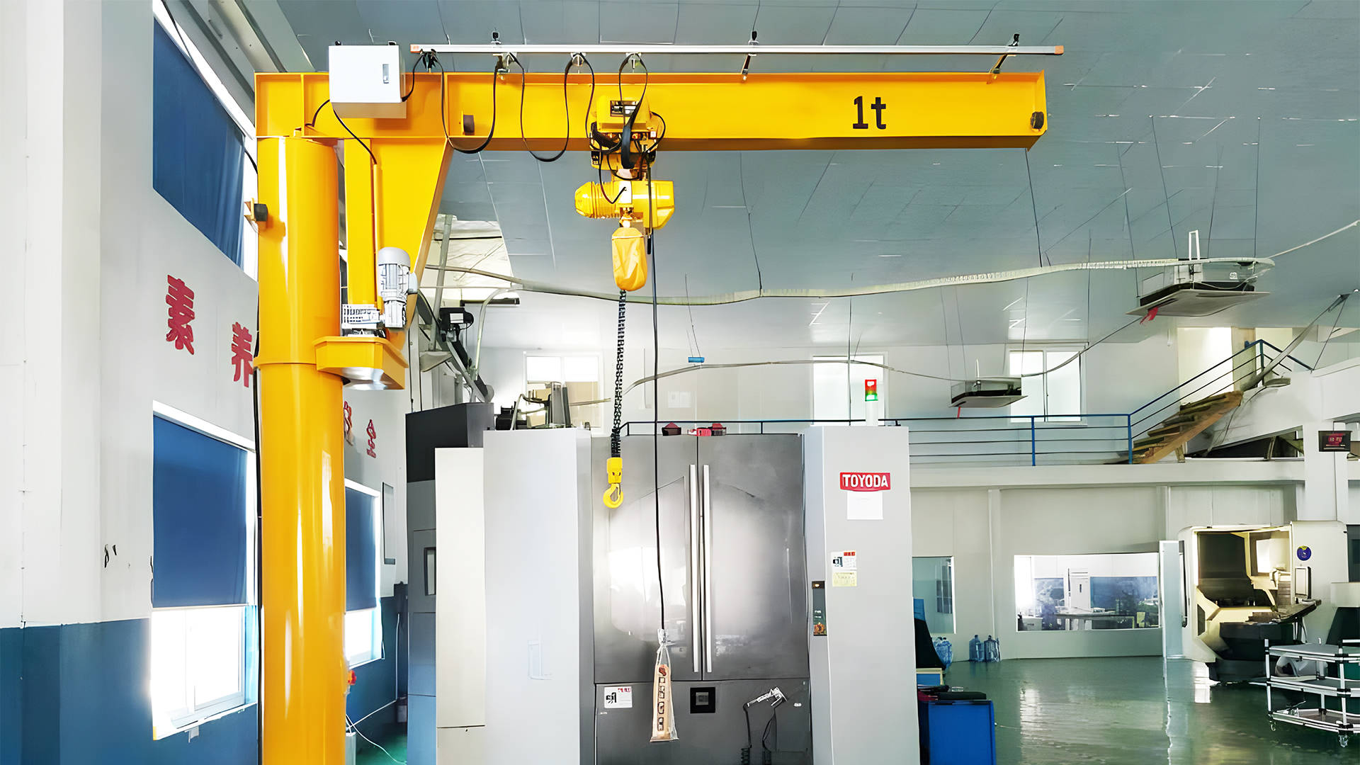 电动悬臂吊:灵活操作,快速起重,助力工作高效进行_各行各业_保障_保护