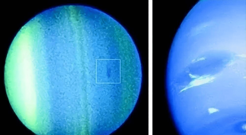 木星表面多是橘红色和白色，两极为何是蓝色的？天王星和海王星呢(图2)