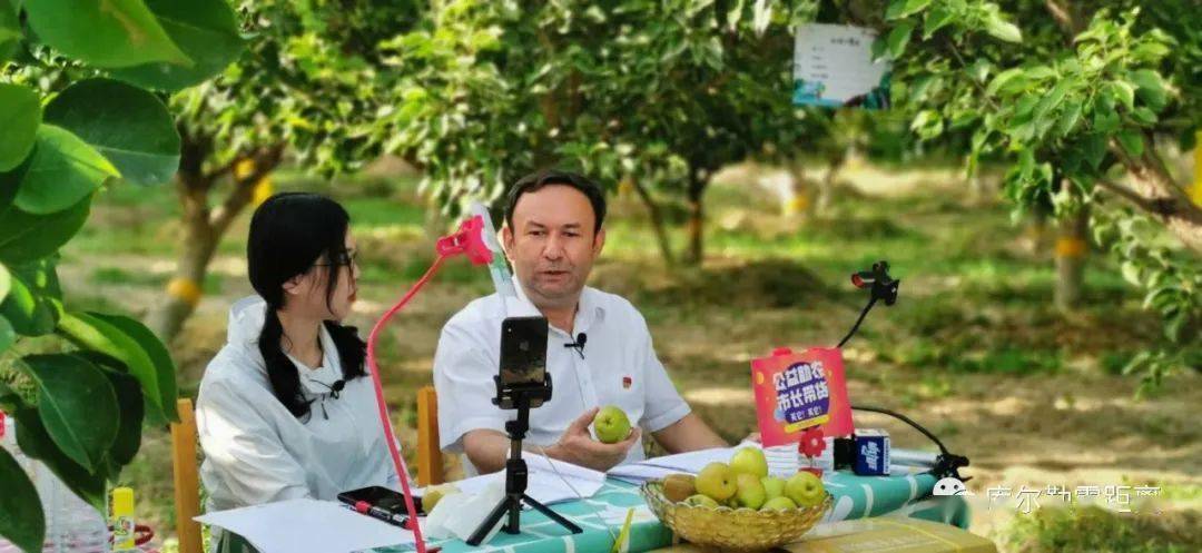 给力市长直播带货两小时售出11万箱库尔勒香梨