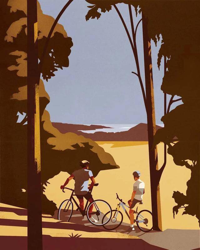 饱和度极高这种插画风格能打动你吗