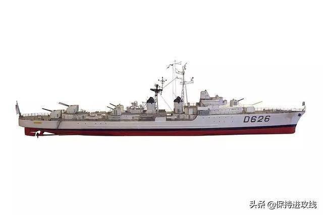 法国最后的火炮驱逐舰t53型之后,初具现代驱逐舰雏形的t56型