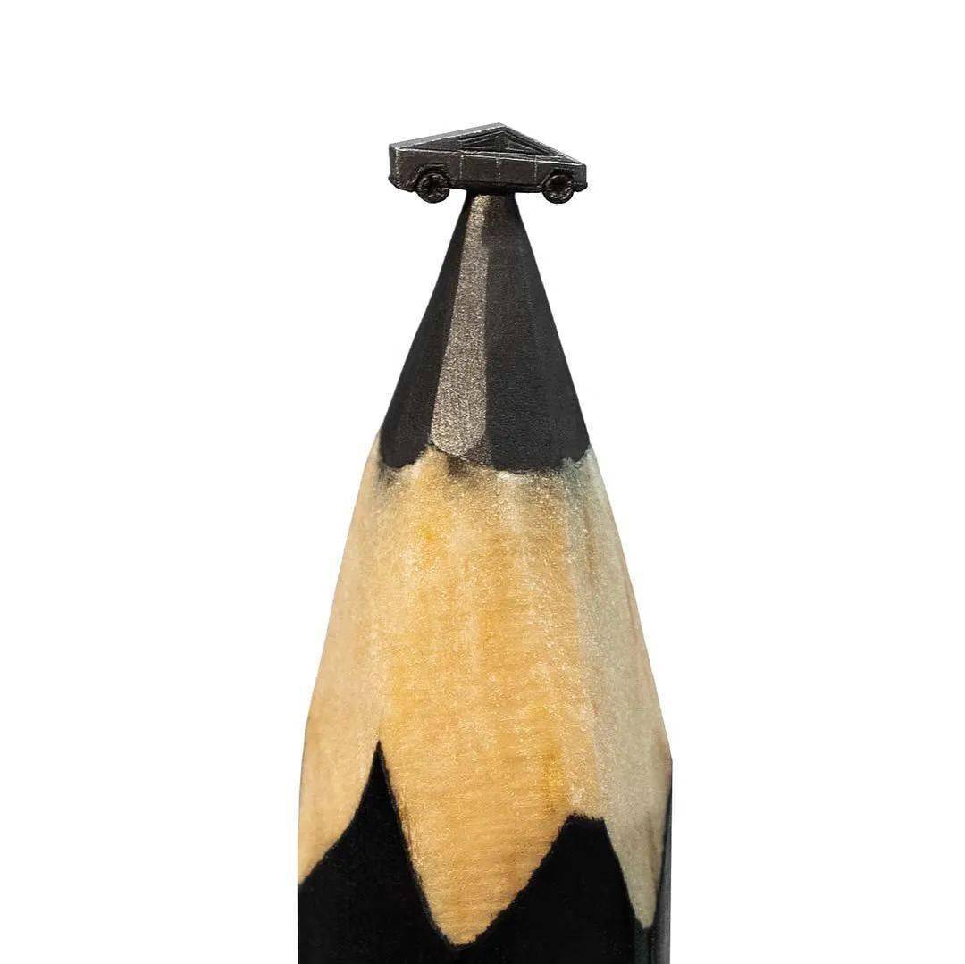 铅笔头的艺术,没想到吧,铅笔除了用来画画还可以雕刻!