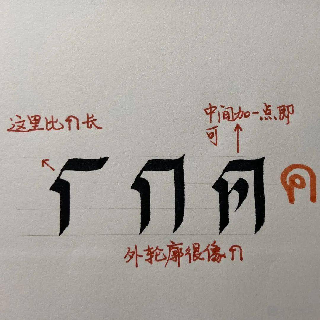 你想拥有这样的泰语艺术体吗?小编亲手教你泰语书法_字母