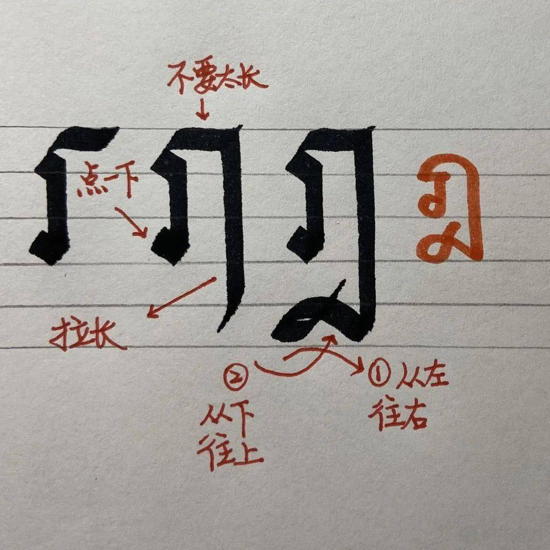 你想拥有这样的泰语艺术体吗?小编亲手教你泰语书法_字母