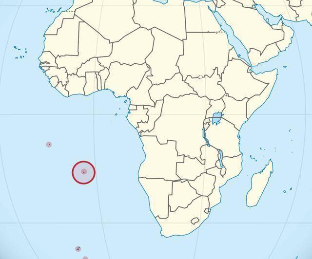 圣赫勒拿岛地理位置图片