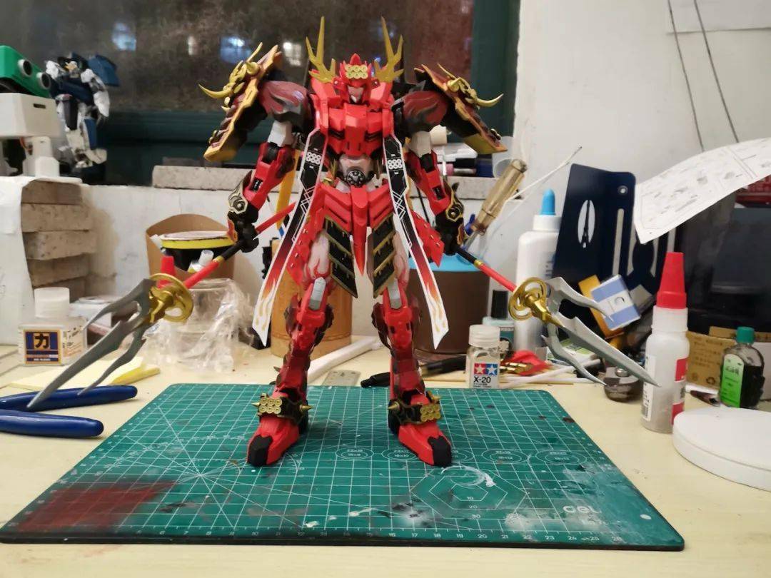 第二次做gk,挺好玩的,一个字,帅,多亏了in的珐琅漆教程,不然要做遮盖