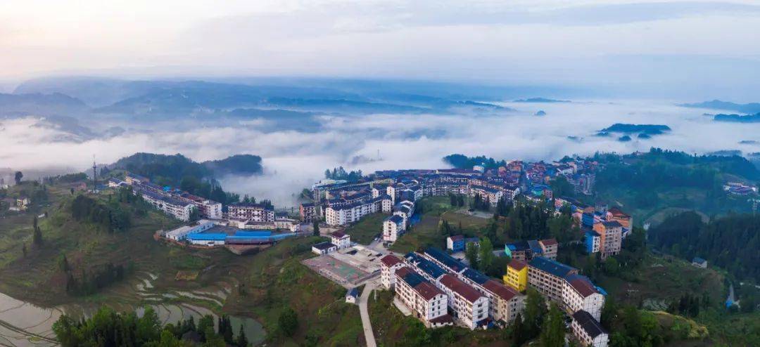 鸟瞰悦崃,每一幅都是如诗如画的美景_石柱县