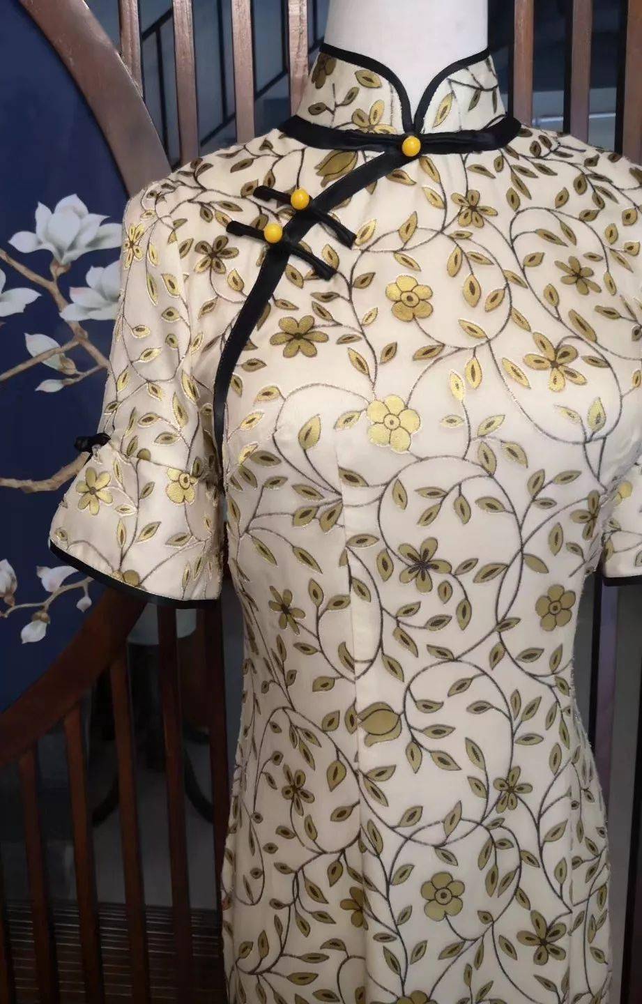 旗袍文化东方元素盘扣之美