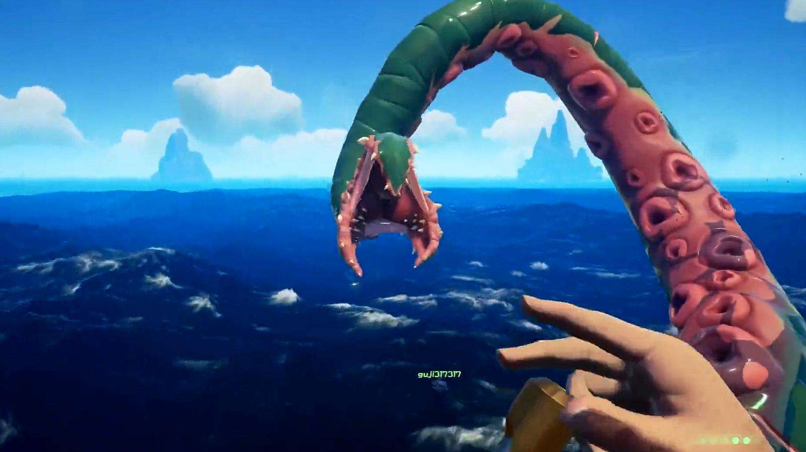 盗贼之海海怪怎么打 海怪克拉肯打法攻略_触手