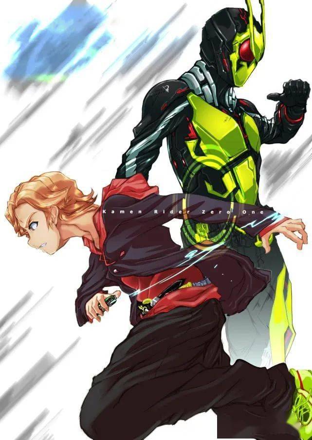 假面骑士零一同人漫画伊兹飞电或人形象重绘