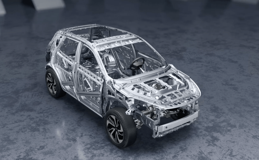 碰撞时采用环环相扣的多个环状连接特别是一体笼式高强度车身凯翼炫界