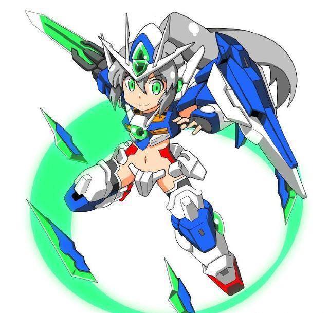 q版高达机娘想抱走谁呢