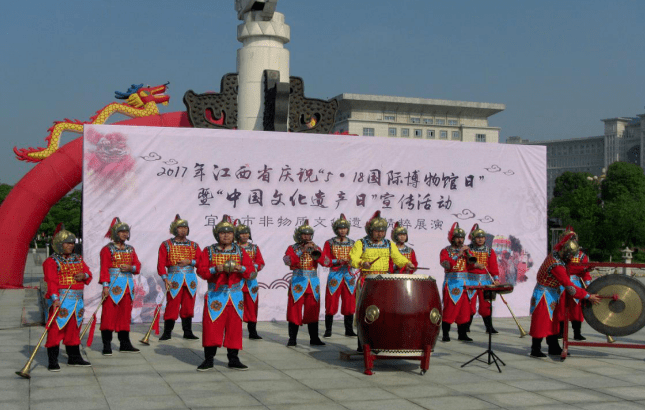 大气蓬勃庄重热烈从北宋初流传至今的万载民间器乐曲万载得胜鼓