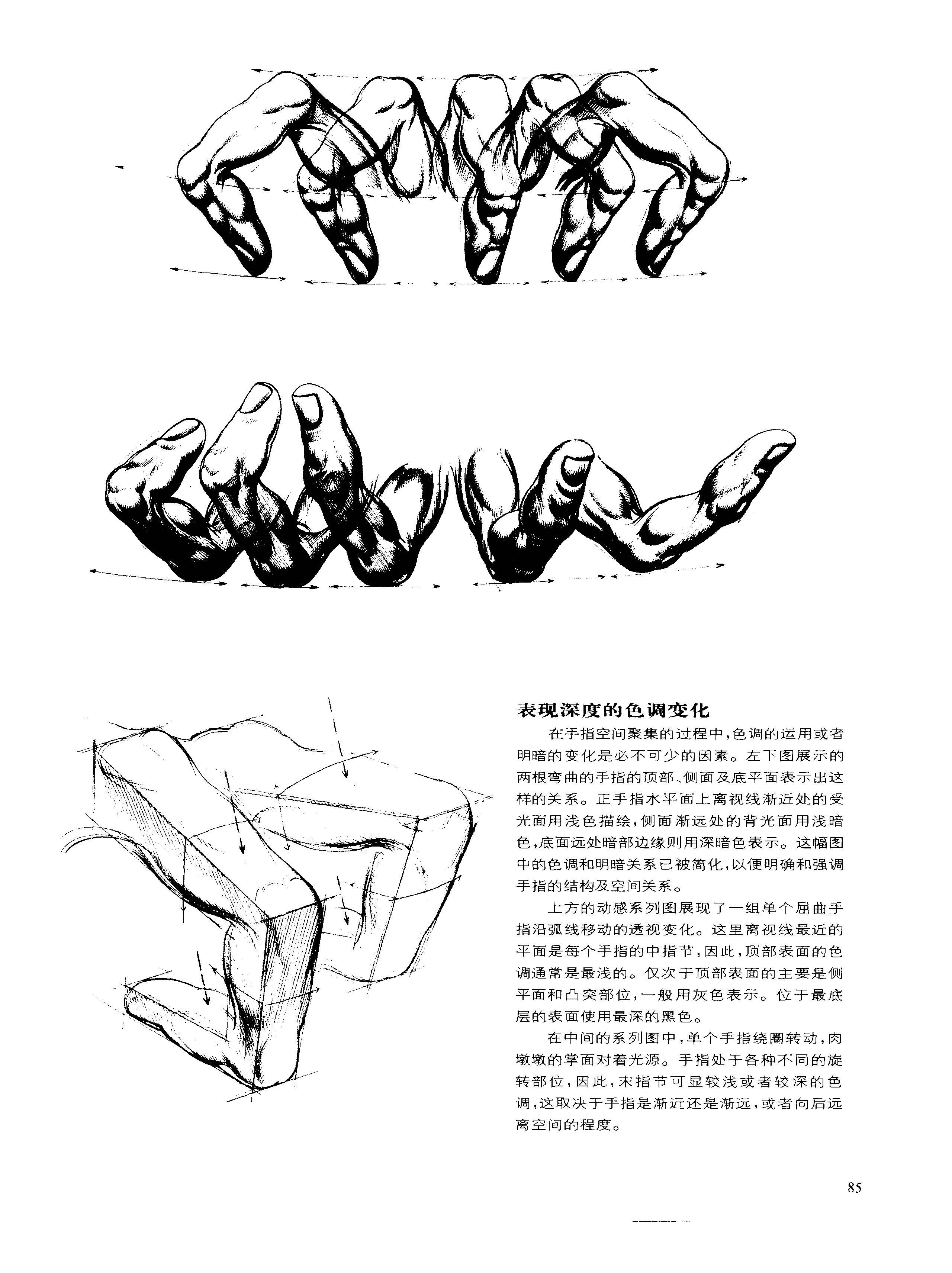 手部素描设计图__绘画书法_文化艺术_设计图库_昵图网nipic.com
