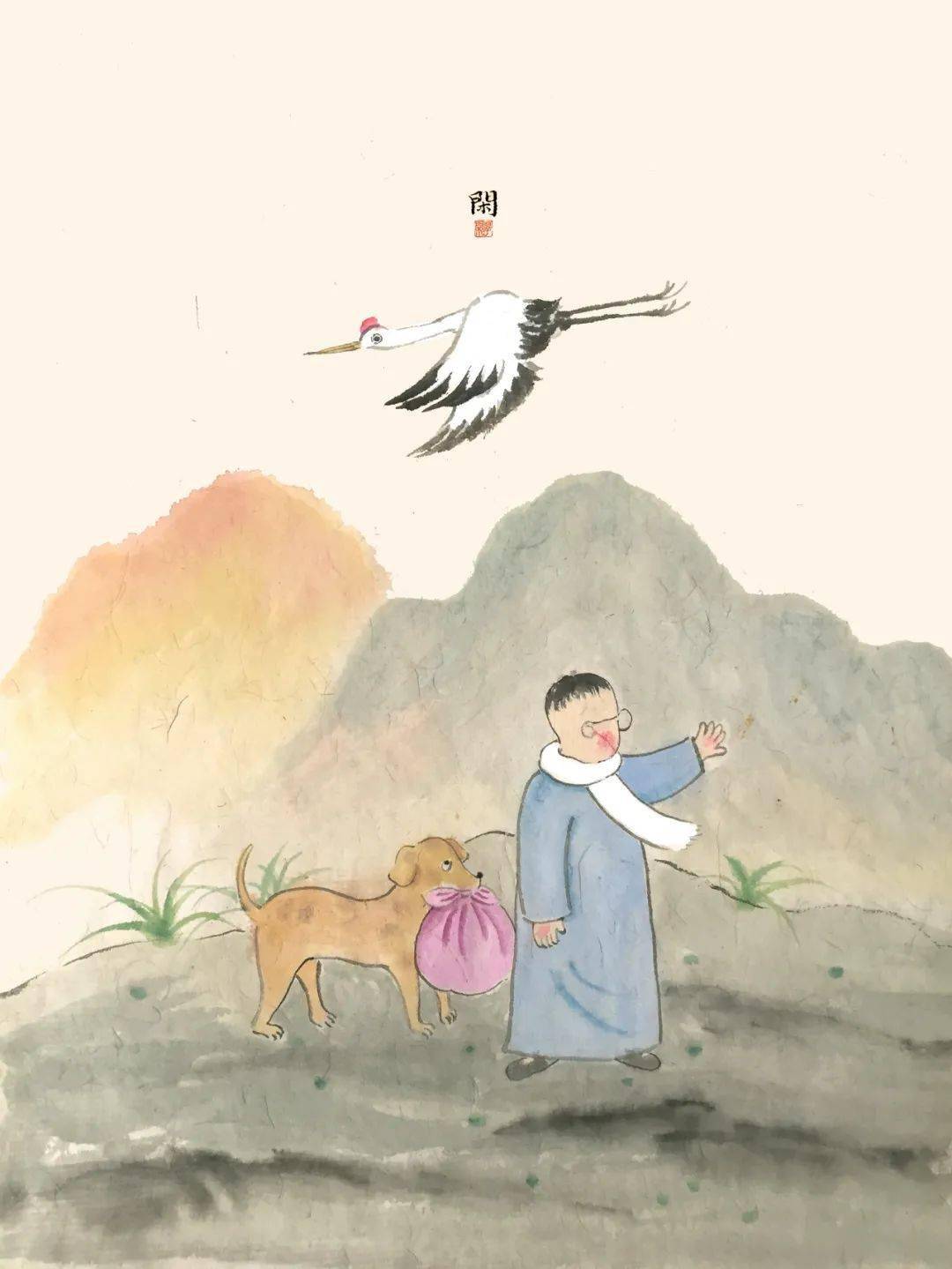 浮生有闲厚闲笔下的水墨市井小画