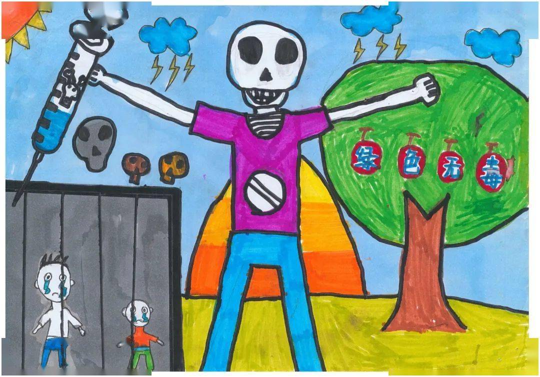 江海街禁毒绘画大赛投票正式开启,快来pick你最喜欢的画作吧!_毒品