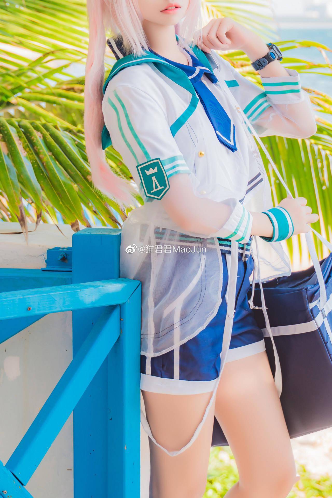 明日方舟·安赛尔·悠然假日·泳装·cosplay